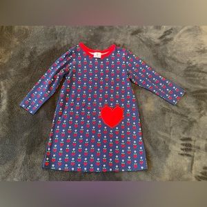 Florence Eiseman Girls dress 5T with a heart pocket. Like new.